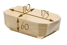 Barquette Panibois  Duc 175x110x60mm